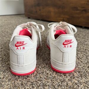 Nike Air Force with colored bottom